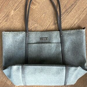 Tumi Villa-Quintessential tote bag in dark gray and brown